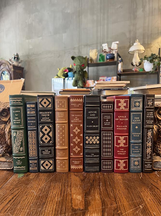 Lot of 10 Franklin Library Limited Edition Leatherbound Books