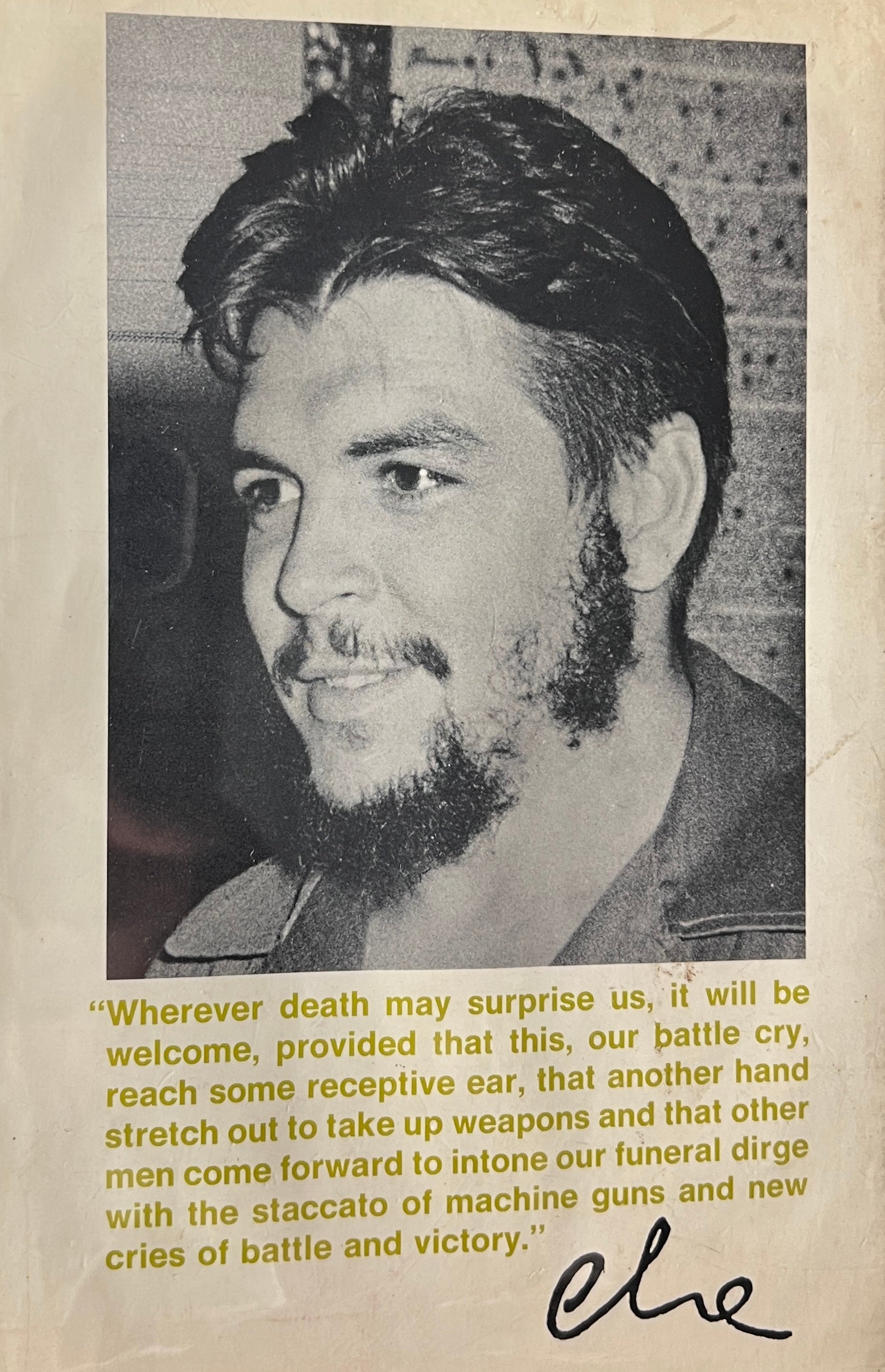 Reminiscences of the Cuban Revolutionary War, by Che Guevara (First Edition)